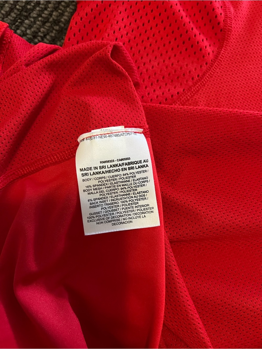 Nike Red Tampa Bay Buccaneers Graphic Short Sleeve Tee - Picture 5 of 5